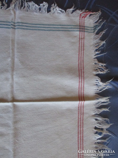 Old striped textile napkin