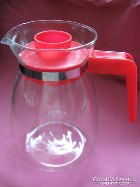 Large heat-resistant Jena tea jug