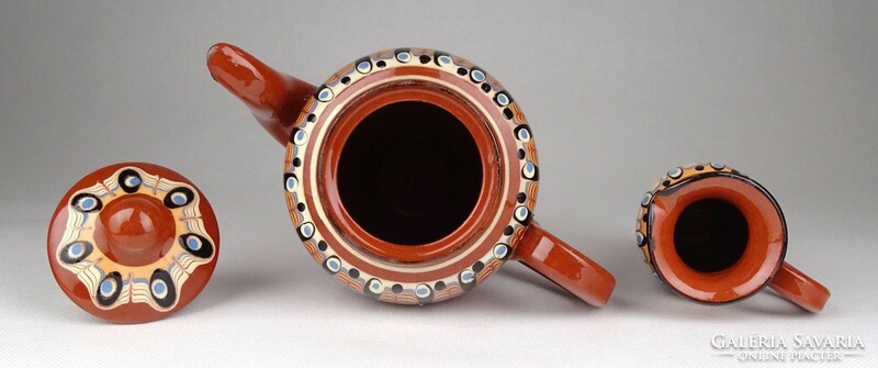 1F370 small ceramic coffee set 2 pieces
