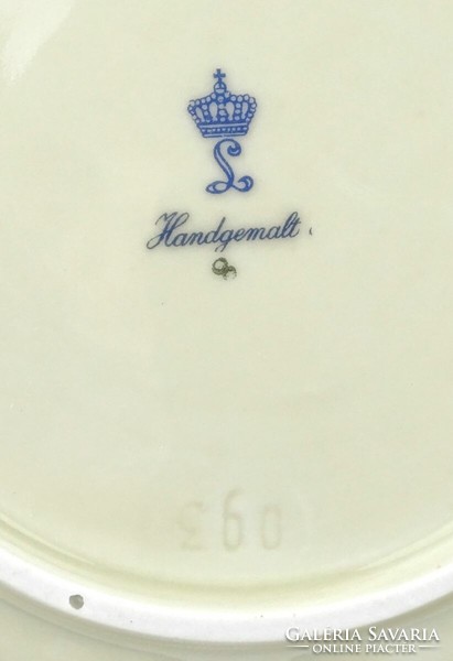 1J868 Oscar Schlegelmilch porcelán kínáló tálka