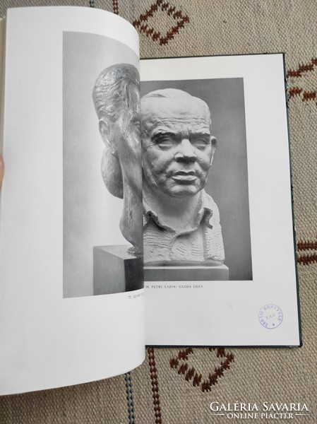 The old rare book from the Hungarian sculpture collection with large picture panels from 1953 is not allowed to be borrowed either