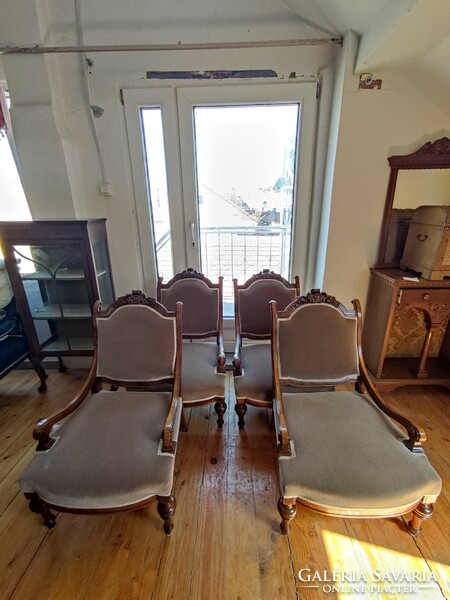 Neo-renaissance chairs /new upholstery/