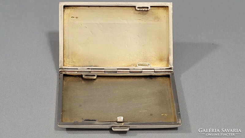 Silver cigarette holder box, cigarette tray small 78g