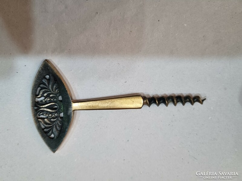 Industrial copper corkscrew