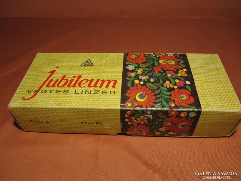 Jubilee mixed linzer, old paper box 2, zamat biscuit and wafer factory, excellent goods forum, matyó as