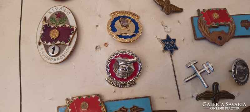 Military badges and badges in one