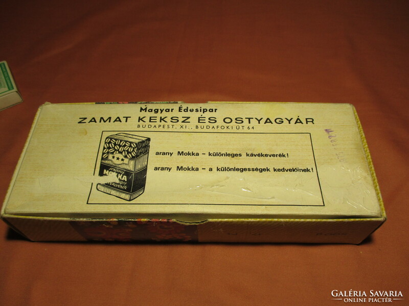 Jubilee mixed linzer, old paper box 2, zamat biscuit and wafer factory, excellent goods forum, matyó as