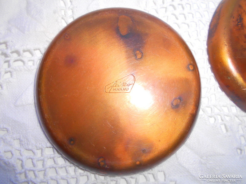 3 pcs copper copper enamel bowl - the price is for 1 pc