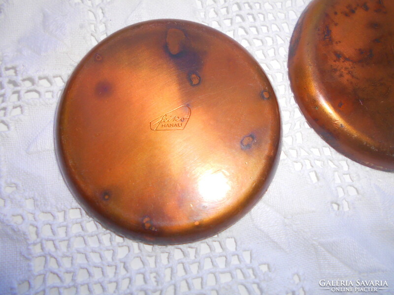 3 pcs copper copper enamel bowl - the price is for 1 pc