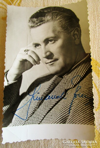 József Simándy unforgettable bánk bánk Hungarian opera singer approx. 1966 Photo signed and autographed