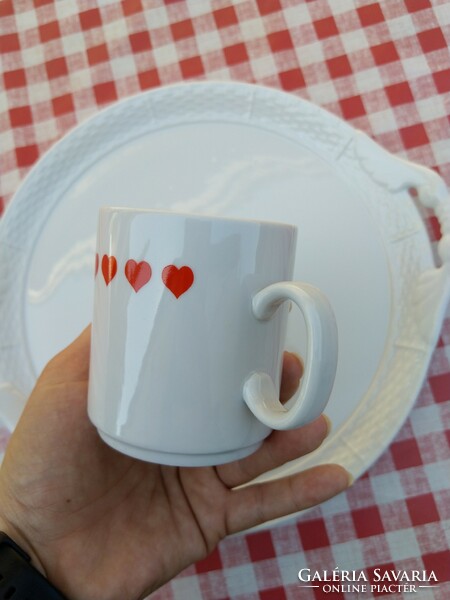 Zsolnay heart mug