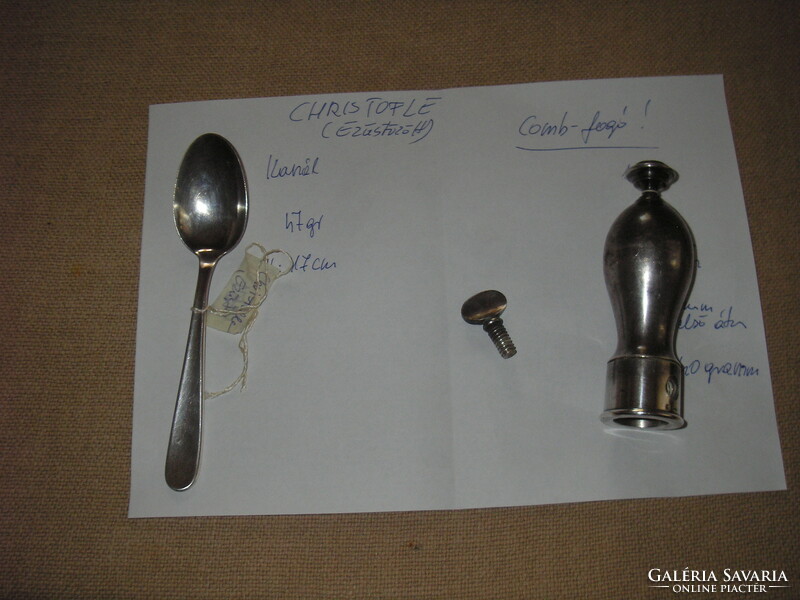 Christofle silver-plated, thigh-tong