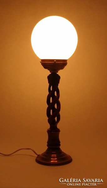 1J870 Iparművészeti formatervezett retro réz lámpa 46 cm
