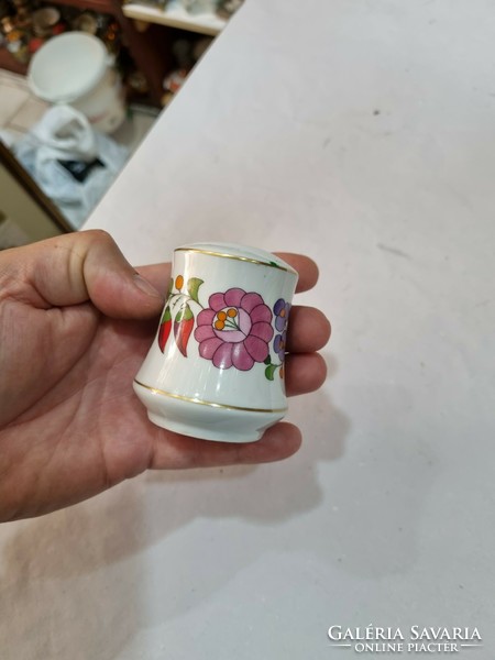 Kalocsai porcelán füszertartó