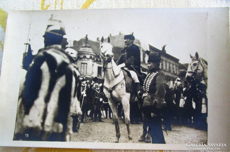 KORONÁZÁS BUDA 1916 UTOLSÓ MAGYAR KIRÁLY IV. KÁROLY KORABELI FOTÓ - FOTÓLAP SZENT KORONA