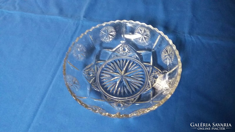 Old crystal bowl, offering