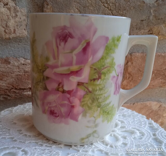 Zsolnay rose mug