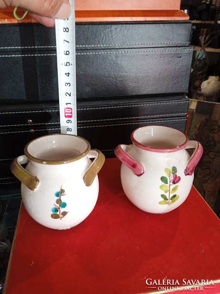Ceramic cups, 2 pieces, in pairs, excellent pieces for collectors. 8 Cm
