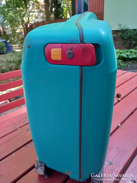 Eminent turquoise green rolling suitcase with number lock (50 cm)