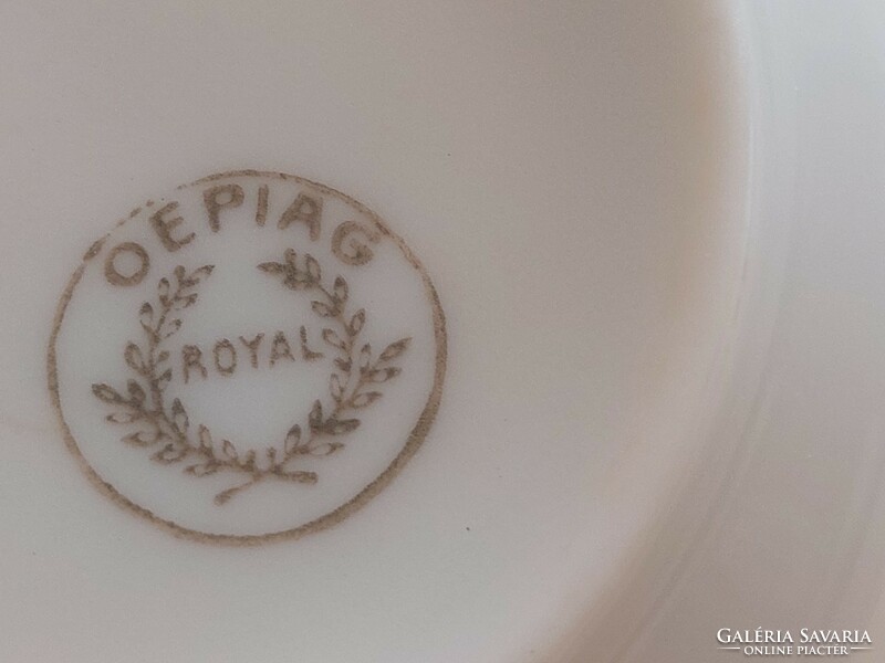 Old porcelain cup oepiag royal carnation pattern tea mug