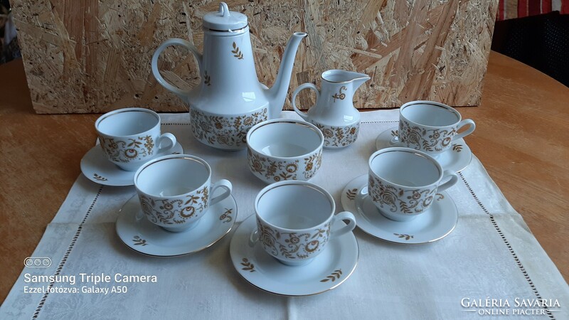 Old Henneberg porcelain mocha set (in good condition) now at a good price.