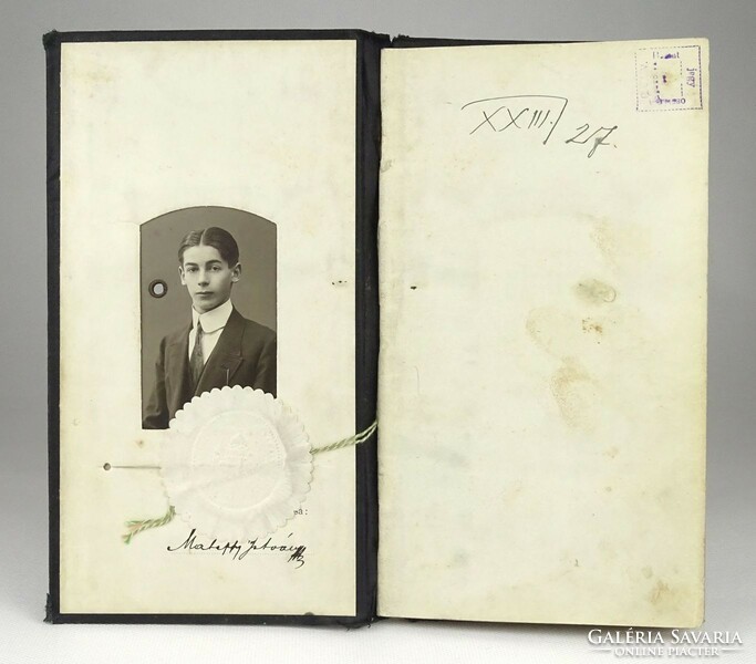 1J816 Antik Mátéffy István (Dr. Mátéffy Ferenc fia) leczkekönyv 1914-1923