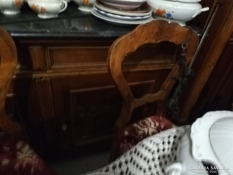 6 Biedermeier chairs for sale.