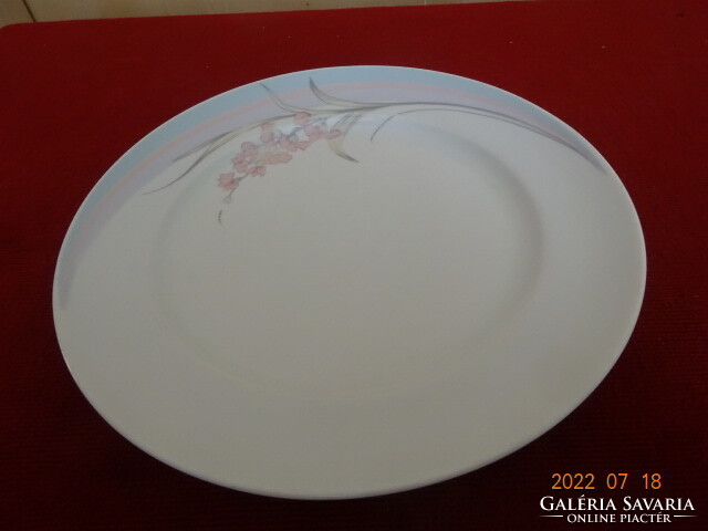 Alföldi porcelain small plate with a pink flower pattern. He has! Jokai.