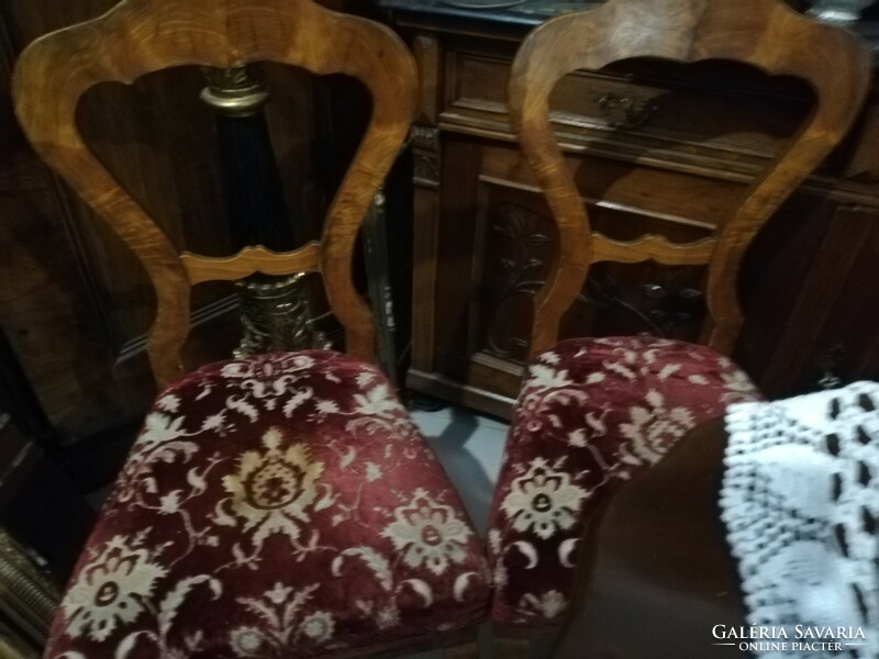 6 Biedermeier chairs for sale.