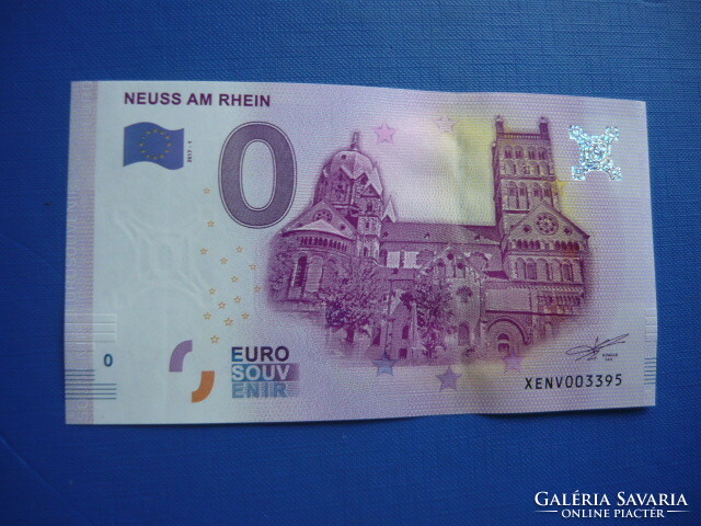 NÉMETORSZÁG 0 EURO 2017 NEUSS AM RHEIN DÓM! RITKA EMLÉK PAPÍRPÉNZ!