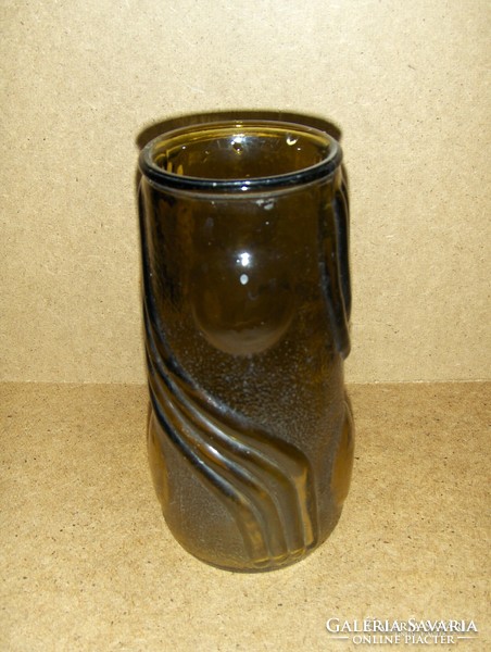 Retro glass vase 21 cm (1/d)