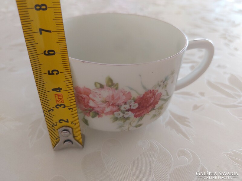 Old porcelain cup oepiag royal carnation pattern tea mug