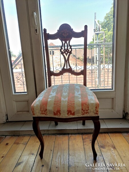 Refurbished mahogany chair for sale/4 pcs/new upholstery