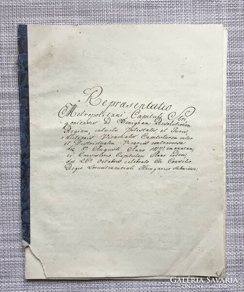 Koválik János (1770-1821 ) esztergomi érseki helynök állásfoglalása.
