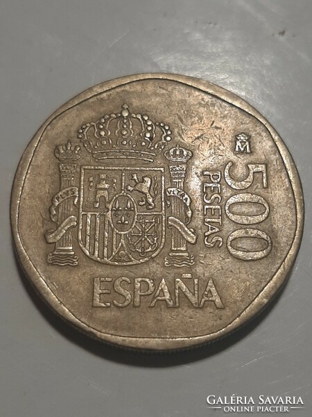 Spanyol 500 pezetas, pezeta  1989