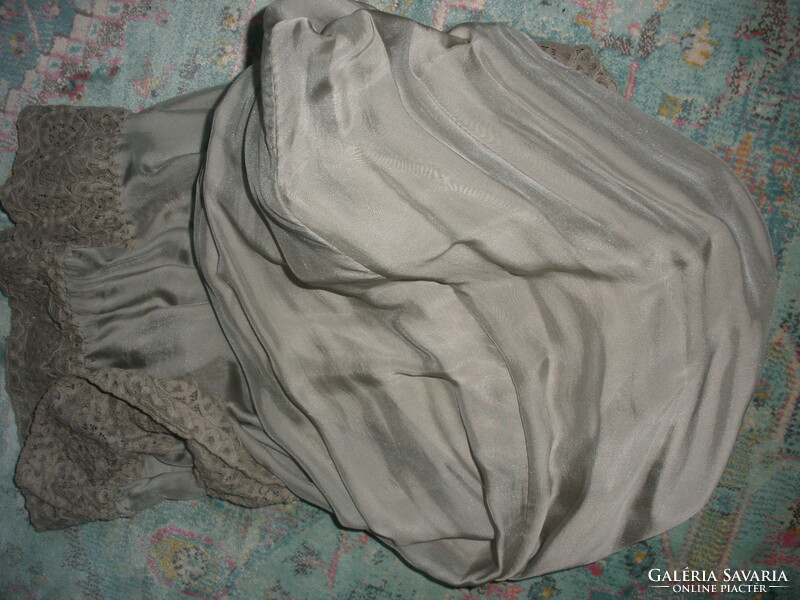 Silk, selyemtartalmú olasz bézs ruha, ÚJ, címkés
