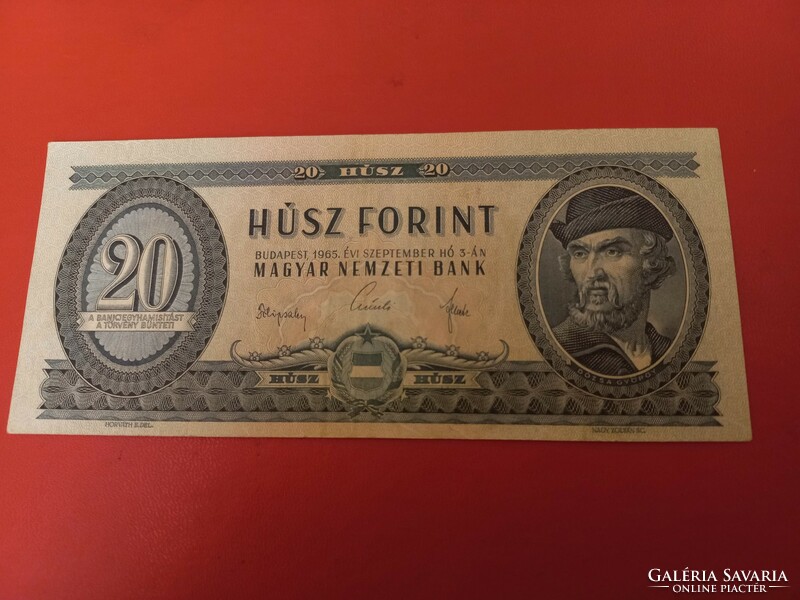 1965-ös 20 Forint EF+