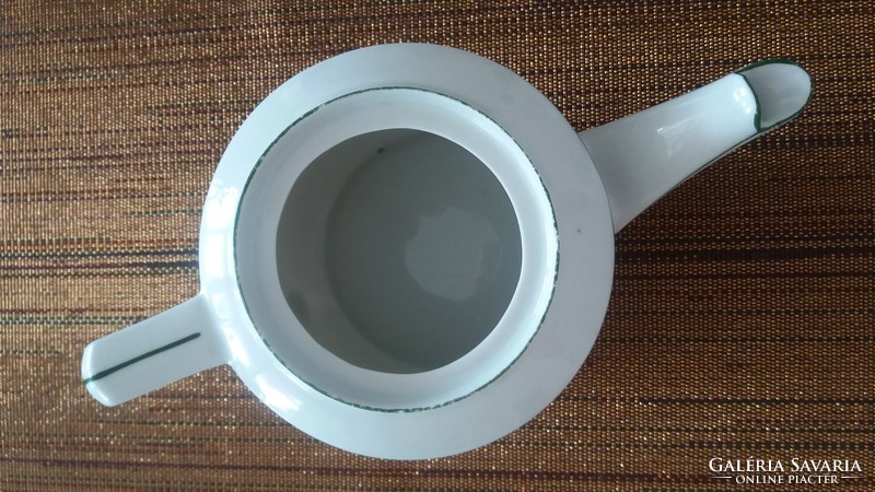 Régi porcelán rózsa mintás teás kanna vintage kiöntő