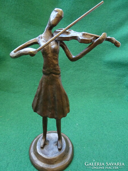Iparművészeti bronz figurák 4 db