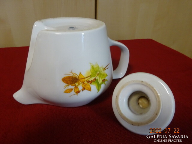 Hollóháza porcelain coffee maker spout, serial number: 215. Vanneki! Jokai.