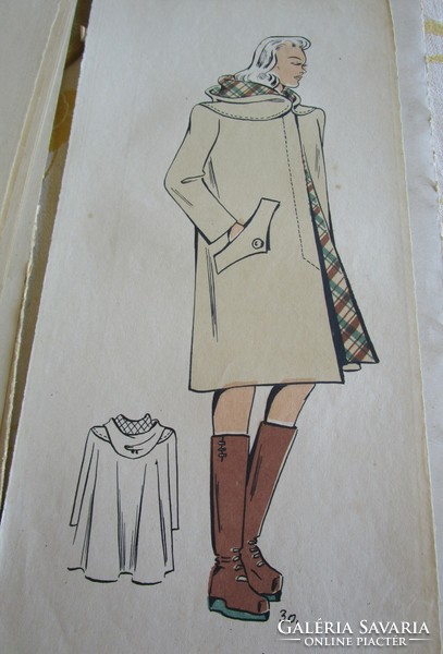 1947 KÉPES ILLUSZTRÁLT DIVAT MAGAZIN KATALOGUS TAYLOR KORABELI REKLÁM PROPAGANDA
