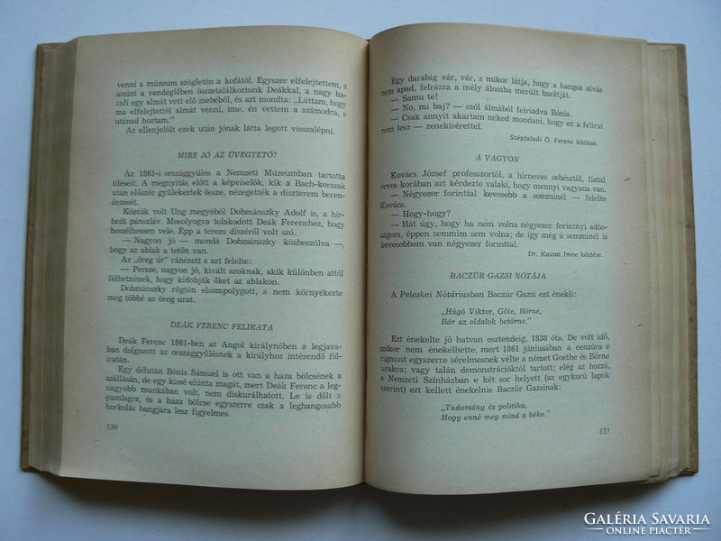 The treasure of Hungarian anecdotes 1935-1957, béla tóth, book in good condition