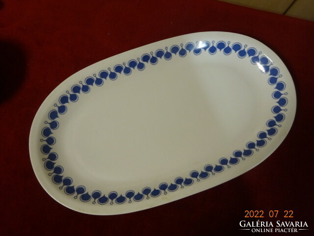 Alföldi porcelain blue patterned meat bowl. He has! Jokai.
