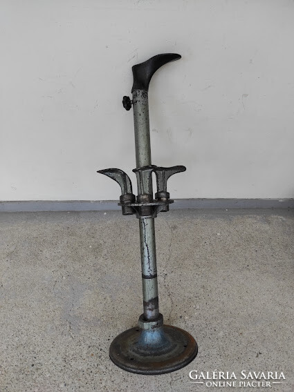 Antique shoemaker's tool iron shoe making stand cobbler 939 5727