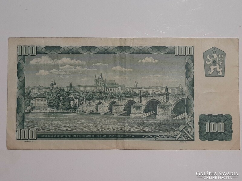 Csehszlovákia 100 korona  1961  sto korun ceskolovenskych