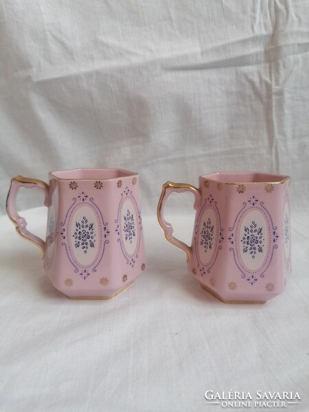 2 Czechoslovakian porcelain cups