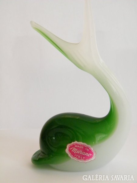 Muranoi üveg delfin