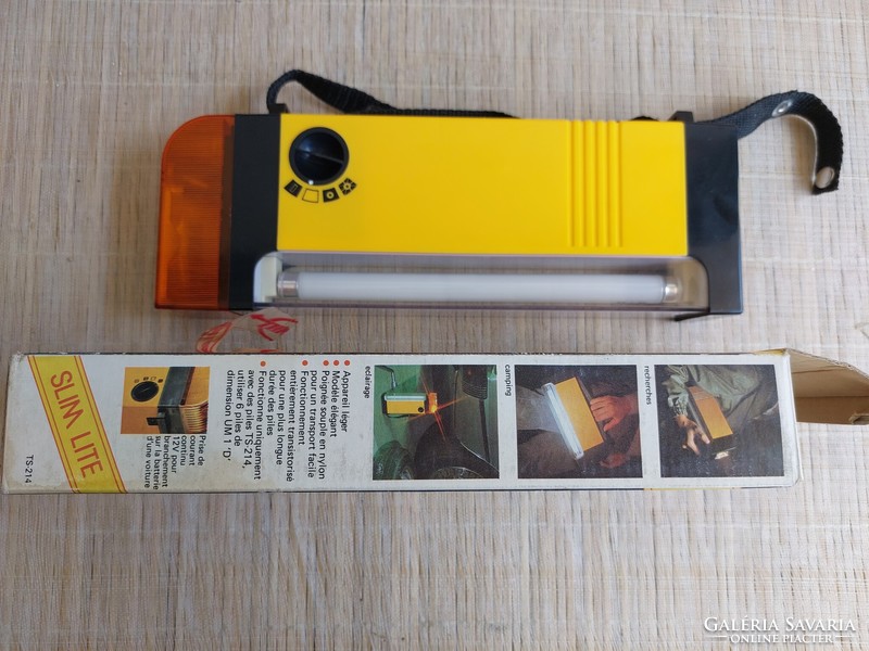 Retro flashlight, also works with an adapter. HUF 2,900