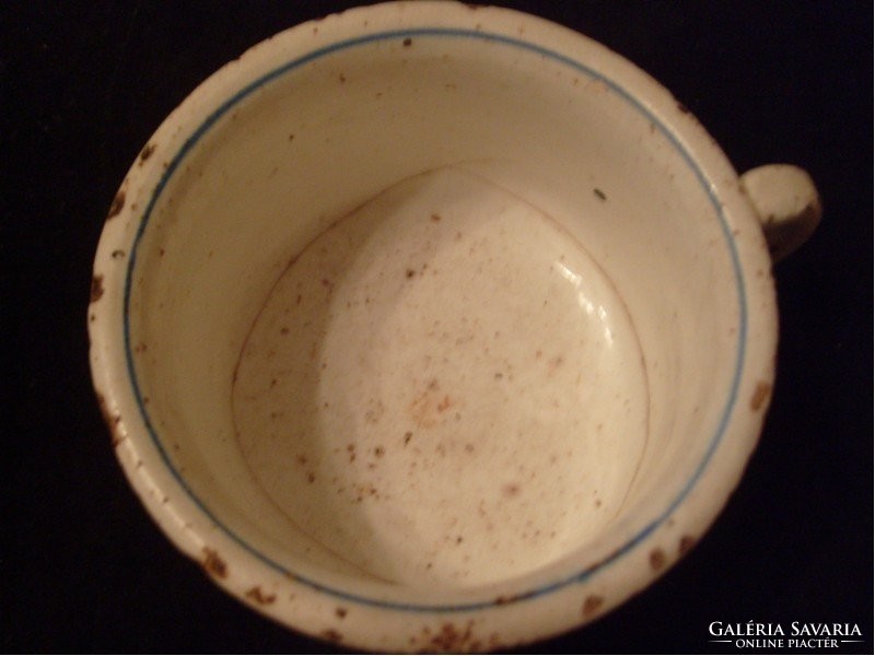 130-year-old comfrey cup with cornflowers, a rarity for sale