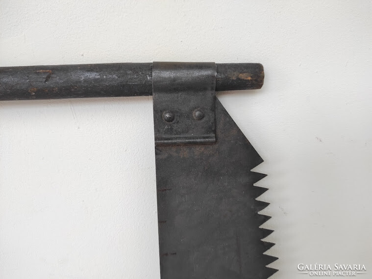 Antique saw two-person woodcutter tool tool special collector's rarity 985 5784